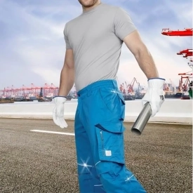 Kalhoty do pasu Summer modrá